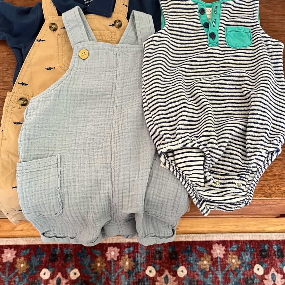 18m Baby Boy Summer Overalls